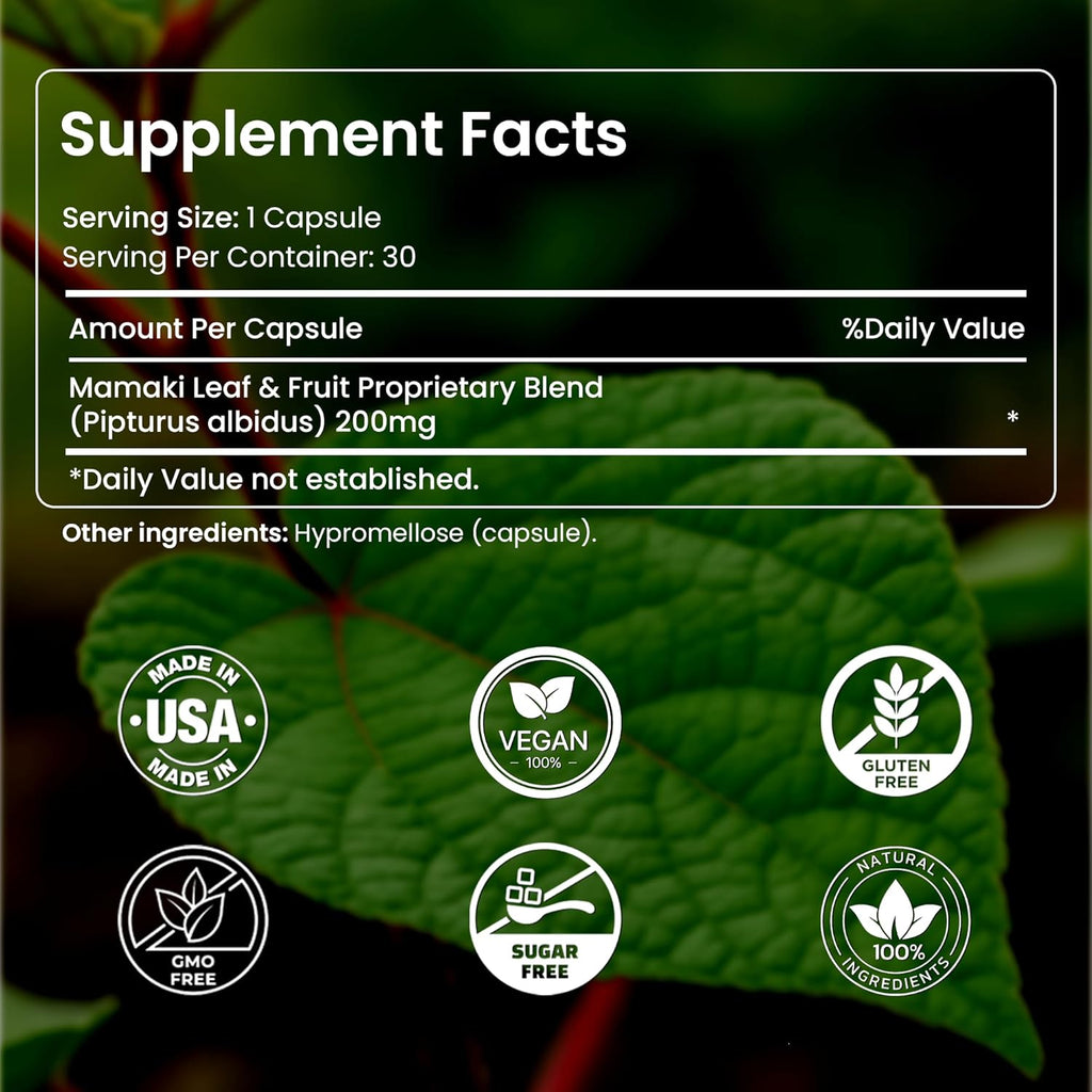 Mamaki Memory™ - Brain Support Supplement 30ct