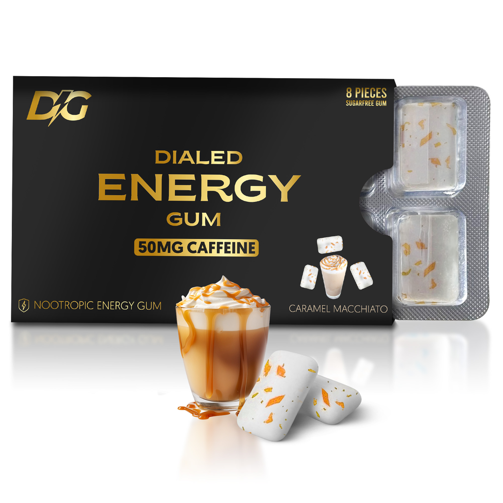 Dialed Energy Gum™ - 14-Pack — Caramel Macchiato