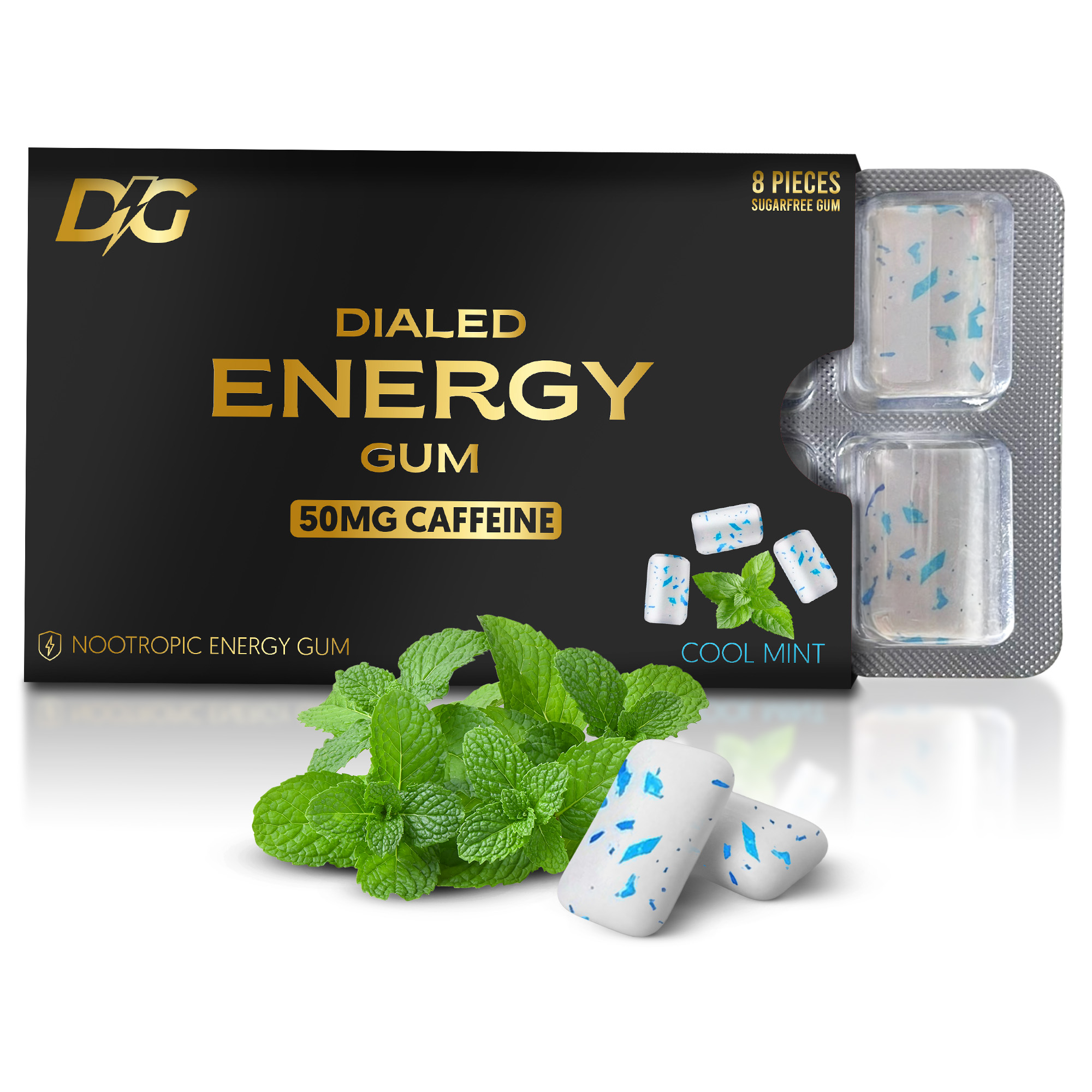 Dialed Energy Gum™ - 14-Pack — Caramel Macchiato