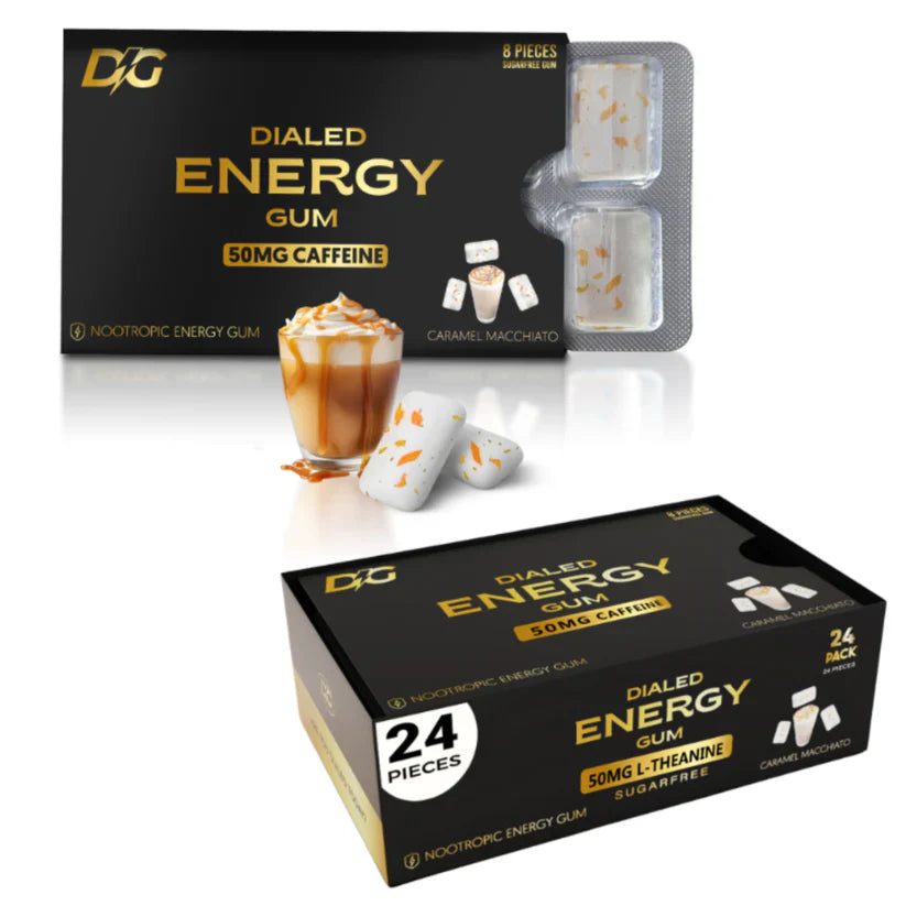 Dialed Energy Gum™ - 14-Pack — Caramel Macchiato